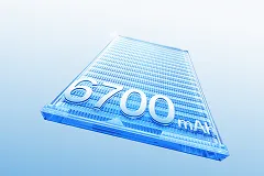 Аккумулятор 6700 мАч, быстрая зарядка 80 Вт